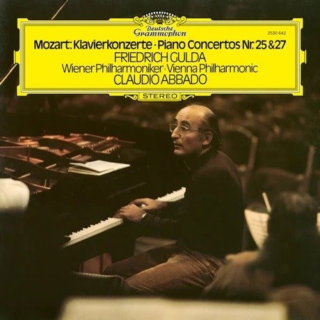 Cover for Gulda, Friedrich / Wiener Philharmoniker / Claudio Abbado · Mozart: Piano Concertos Nos. 25 &amp; 27 (LP) (2023)