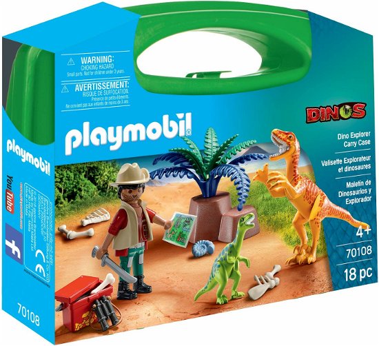 Dinos Explorer Carry Case - Playmobil - Produtos - Playmobil - 4008789701084 - 