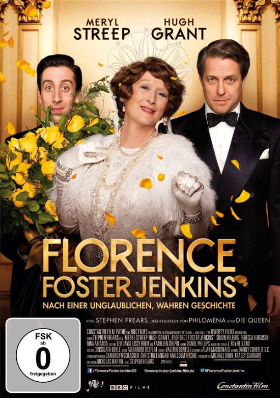 Florence Foster Jenkins - Meryl Streep,hugh Grant,simon Helberg - Filmes - HIGHLIGHT CONSTANTIN - 4011976895084 - 1 de junho de 2017