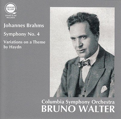 Cover for Bruno Walter · Brahms:symphony No.4/variations on Atheme by Haydn (CD) [Japan Import edition] (2016)