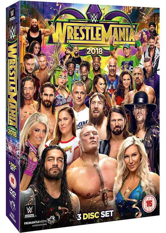 Cover for Wwe Wrestlemania 34 (DVD) (2018)