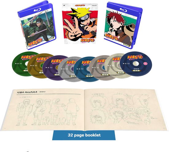 Cover for Naruto Limited Collectors Edition Set 2 Episodes 56-110 (Blu-ray) (2025)