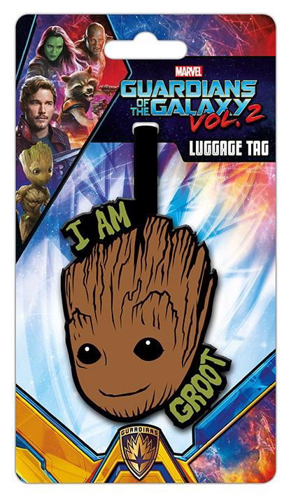 Marvel: Guardians Of The Galaxy 2 - I Am Groot Luggage Tag (Targhetta Porta Indirizzo) - GEEK Collection - Gadżety -  - 5051265996084 - 3 lutego 2020