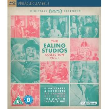 Cover for Ealing Boxset · Kind Hearts And Coronets / The Lavender Hill Mob / The Man In The White Suit (Blu-Ray) (2014)