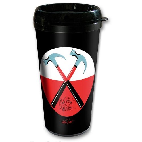 Pink Floyd Travel Mug: The Wall Hammers Logo (Plastic Body) - Pink Floyd - Merchandise - ROCK OFF - 5055295324084 - 3. juni 2013