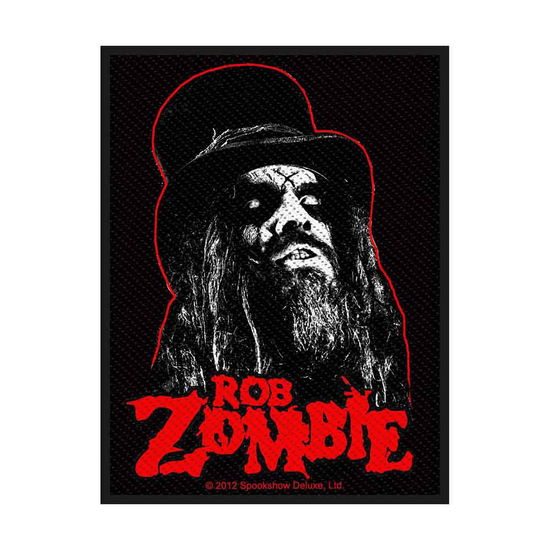 Rob Zombie Standard Woven Patch: Portrait - Rob Zombie - Marchandise - PHD - 5055339734084 - 19 août 2019