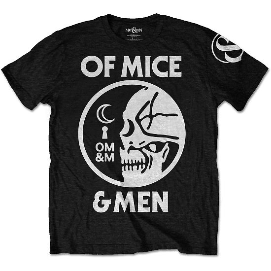 Of Mice & Men: Society Black (T-Shirt Unisex Tg. S) - Rock Off - Fanituote - Bravado - 5055979923084 - 