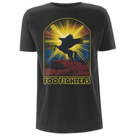 Cover for Foo Fighters · Foo Fighters Unisex T-Shirt: Pegasus (T-shirt) [size M] [Black - Unisex edition] (2017)