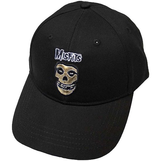 Misfits Unisex Baseball Cap: Logo & Gold Fiend - Misfits - Merchandise -  - 5056737221084 - 
