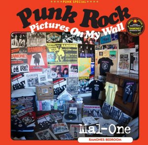 Punk Rock Pictures On My Wall - Mal-one - Musiikki - Punk Art Records - 5060135763084 - lauantai 22. huhtikuuta 2023