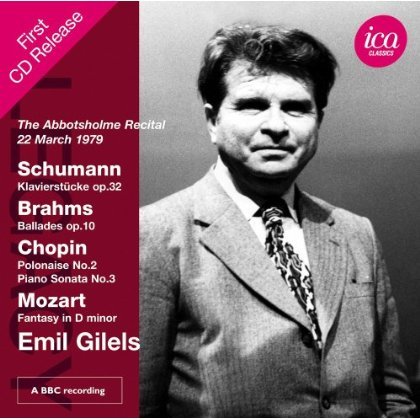 Cover for Emil Gilels · Various / Four Klavierstucke (CD) (2013)