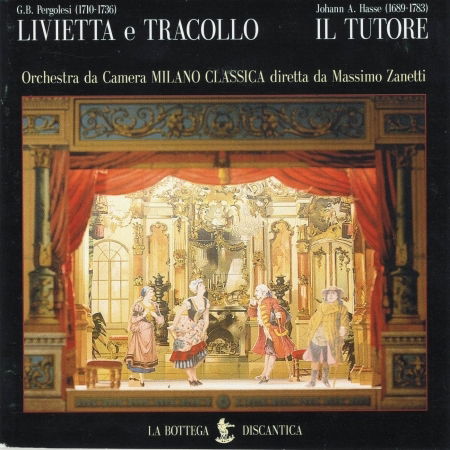 Cover for Giovanni Battista Pergolesi  · Livietta E Tracollo (CD)