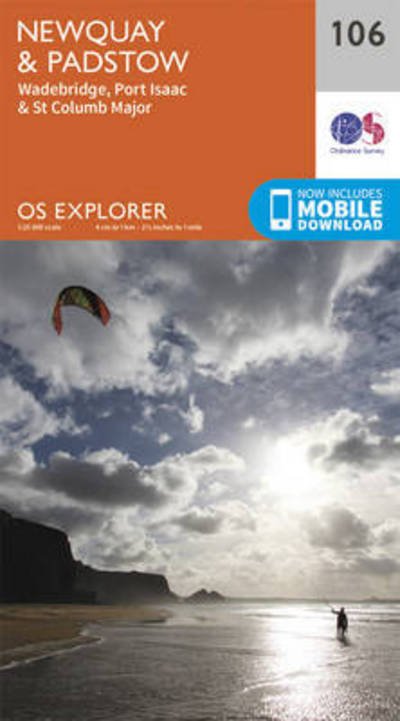 Cover for Ordnance Survey · Newquay and Padstow - OS Explorer Map (Landkarten) [September 2015 edition] (2015)