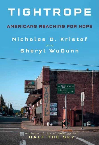 Cover for Nicholas D. Kristof · Tightrope: Americans Reaching for Hope (Gebundenes Buch) (2020)
