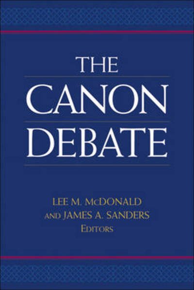 Cover for Mcdonald · Canon Debate (Inbunden Bok) (2003)
