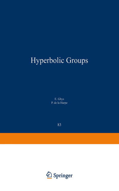 Cover for Ghys · Sur Les Groupes Hyperboliques D Apres Mikhael Gromov (Paperback Book) (1990)