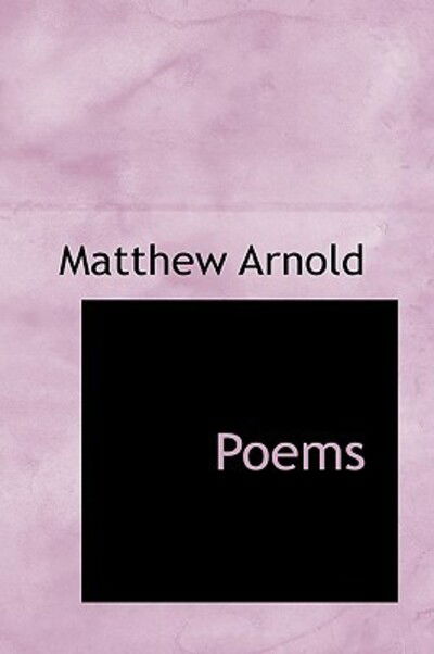 Cover for Matthew Arnold · Poems (Hardcover Book) (2009)