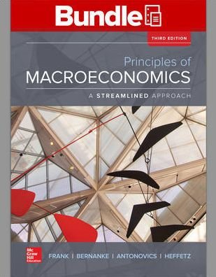 Cover for Robert H. Frank · Loose Leaf Principles of Macroeconomics, a Streamlined Approach with Connect Access Card (Bok) (2015)