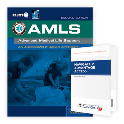 Cover for National Association of Emergency Medical Technicians (Naemt) · Advanced Medical Life Support, Second Edition Includes Navigate 2 Advantage Access + Advanced Medical Life Support, Second Edition Hybrid Course (Hardcover Book) (2017)