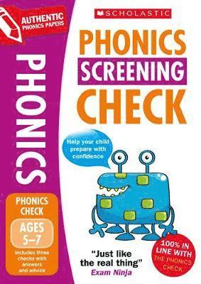Cover for Wendy Jolliffe · Phonics Screening Check Ages 5-6 - National Test Papers (Pocketbok) (2018)