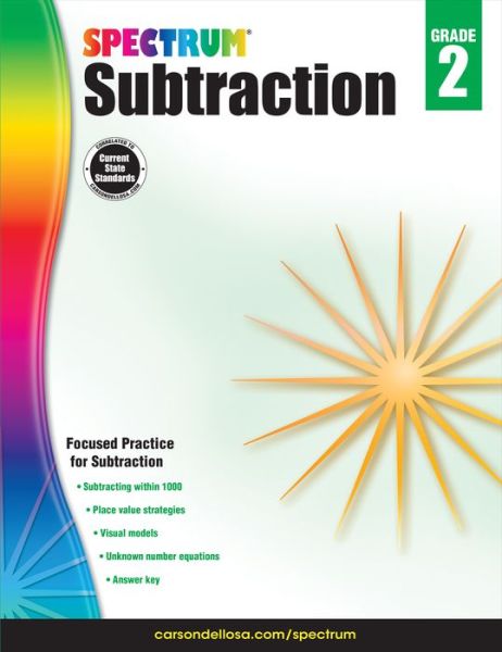 Cover for Spectrum · Subtraction, Grade 2 (Paperback Book) (2016)