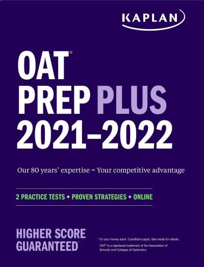 Cover for Kaplan Test Prep · OAT Prep Plus 2021-2022 (Book) (2021)