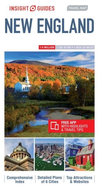 Cover for APA Publications Limited · Insight Travel Maps: New England (Poster) [4 Revised edition] (2016)