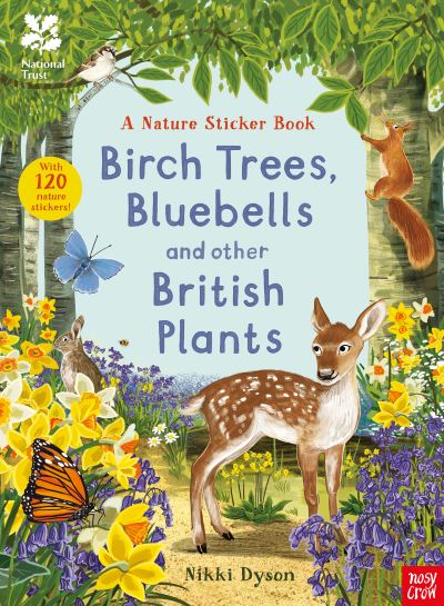 Cover for Nikki Dyson · National Trust: Birch Trees, Bluebells and Other British Plants - National Trust Sticker Spotter Books (Paperback Book) (2021)