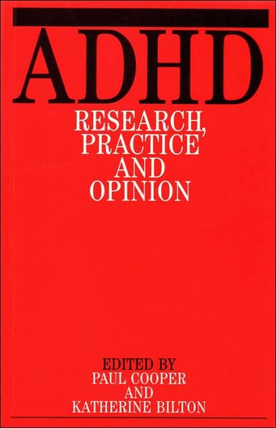 Cover for Paul Cooper · Adhd: Research Practice and Opinion (Paperback Book) (1999)