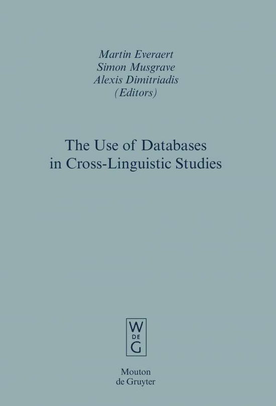 Cover for Martin · Use of Databases in Cross-Linguistic. (Book) (2009)