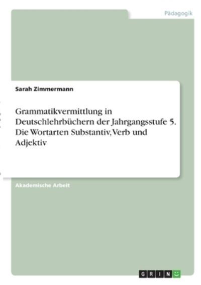 Cover for Zimmermann · Grammatikvermittlung in Deut (N/A)