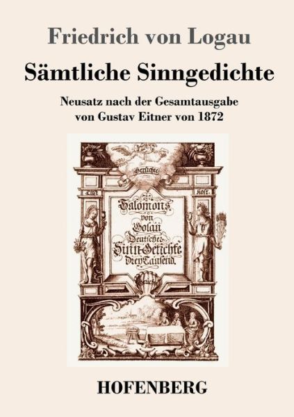 Cover for Logau · Sämtliche Sinngedichte (Book) (2019)