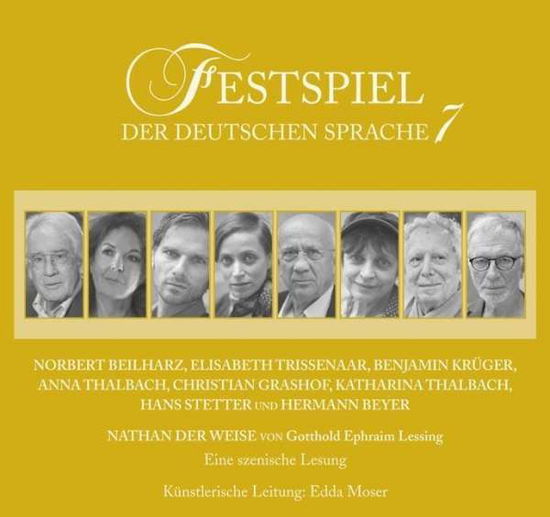 Cover for Gotthold Ephraim Lessing · Festspiel Der Deutschen Sprache 7 (CD) (2013)