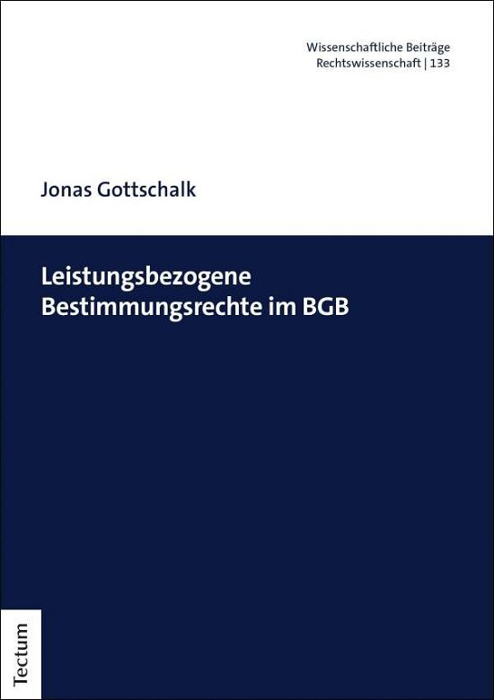 Cover for Gottschalk · Leistungsbezogene Bestimmung (Bok) (2020)