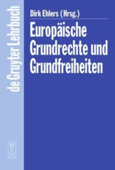 Cover for Dirk Ehlers · Europäische Grundrechte und Grundfreiheiten (Book) (2003)