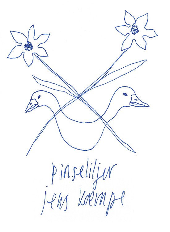 Cover for Jens Kæmpe · Pinseliljer (Paperback Book) [1st edition] (2020)