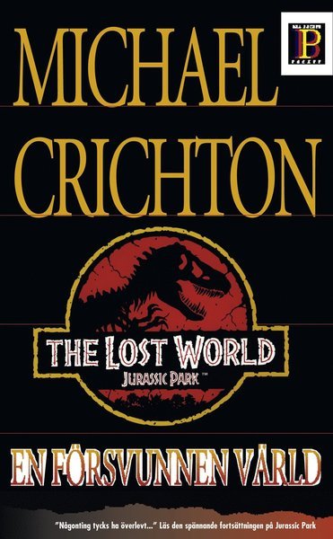 Cover for Michael Crichton · En försvunnen värld (Paperback Bog) (1998)