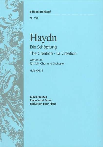 Cover for Haydn · Haydn:schÃ¶pfung Hob.xxi:2,kla.eb118 (Book) (2018)