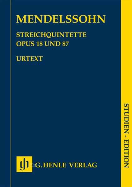 Cover for Mendelssohn · Streichquint.18+87.HN9908 (Book)