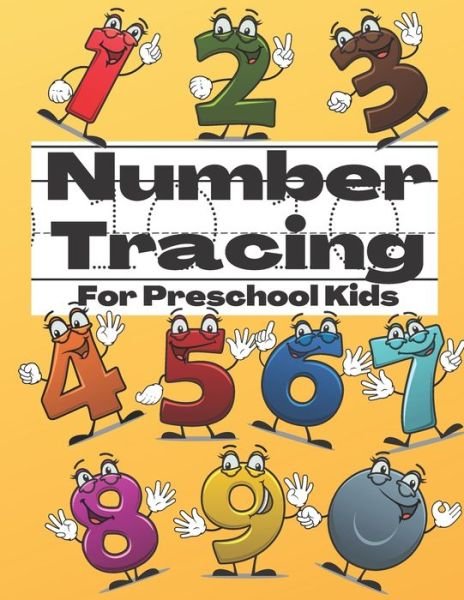 Cover for Jls Publishing · Number Tracing For Preschool Kids: Tracing Numbers 1 to 10 Practice Book For Homeschool Kids (Paperback Bog) (2021)