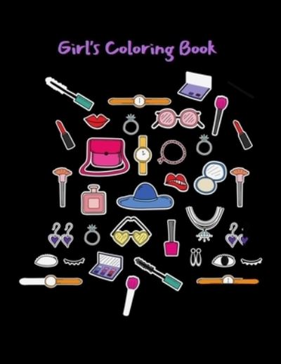 Cover for Warwick Ball · Girl's Coloring Book (Paperback Book) (2020)