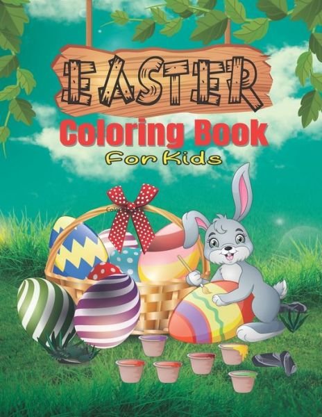Cover for My Dod · Easter Coloring Book for Kids: Coloring Book for Toddlers, Adorable Easter Fun for Boys &amp; Girls, Coloring &amp; Drawing Pages, Preschool Children, &amp; Kindergarten, Bunny, rabbit, Easter eggs. (Taschenbuch) (2020)