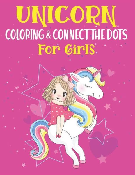 Cover for Nitu Publishing · Unicorn Coloring &amp; Connect the dots for girls (Paperback Book) (2020)