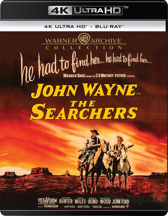 Cover for Searchers (4K UHD Blu-ray) (2024)