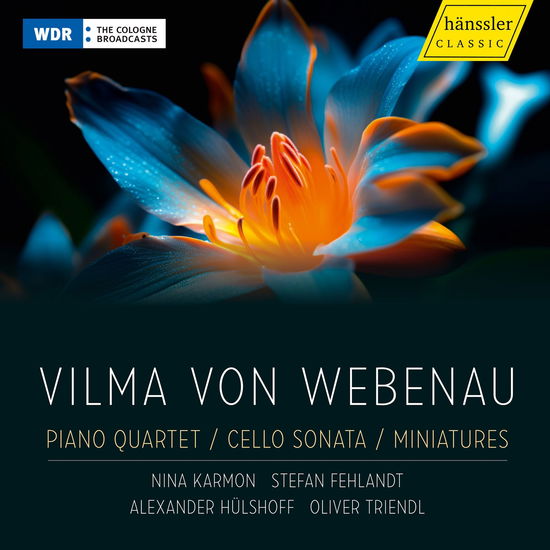 Cover for Nina Karmon &amp; Oliver Triendl · Vilma Von Webenau: Piano Quartet / Cello Sonata / Miniatures (CD) (2024)