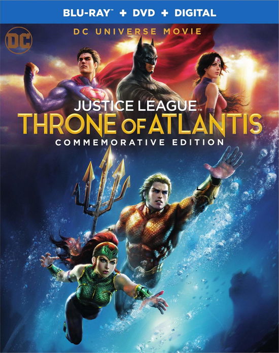 Cover for Dcu Justice League: Throne of Atlantis (Blu-Ray) (2018)