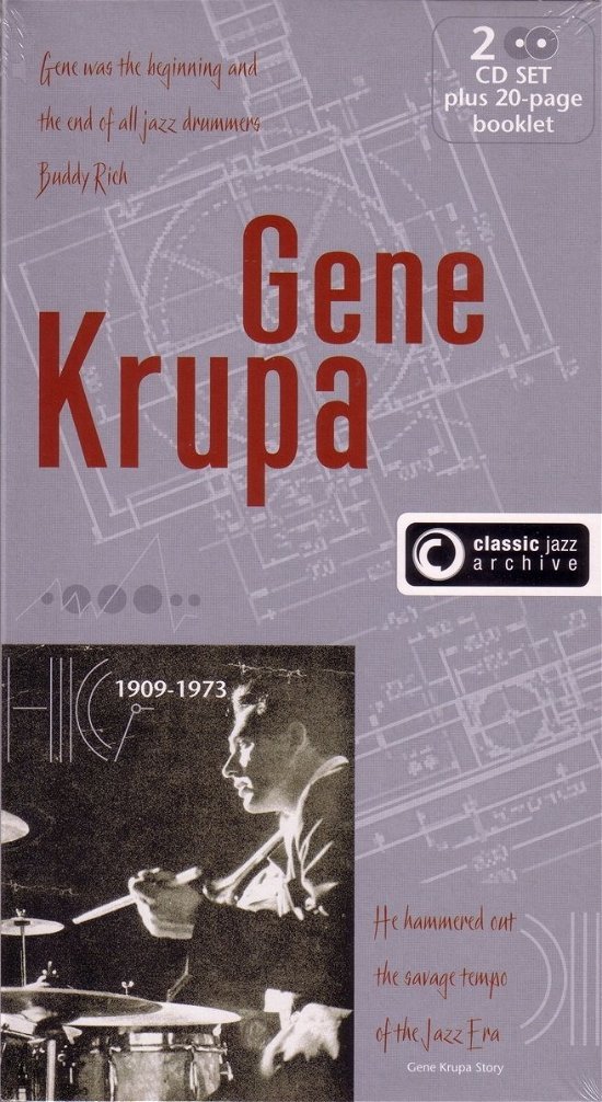 Cover for Krupa Gene · Drummin Man - Full Dress Hop (CD)