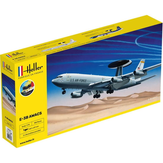 1/72 Starter Kit Boeing E-3b Awacs - Heller - Produtos - MAPED HELLER JOUSTRA - 3279510563085 - 