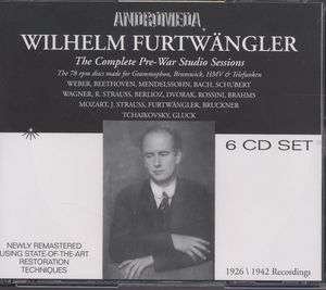 Cover for Furtwängler Wilhelm · Complete Studio Recs 1929 (CD)