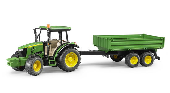 John Deere 5115M + Bordwandanhänger - N/a - Gadżety - Bruder Spielwaren - 4001702021085 - 13 stycznia 2015